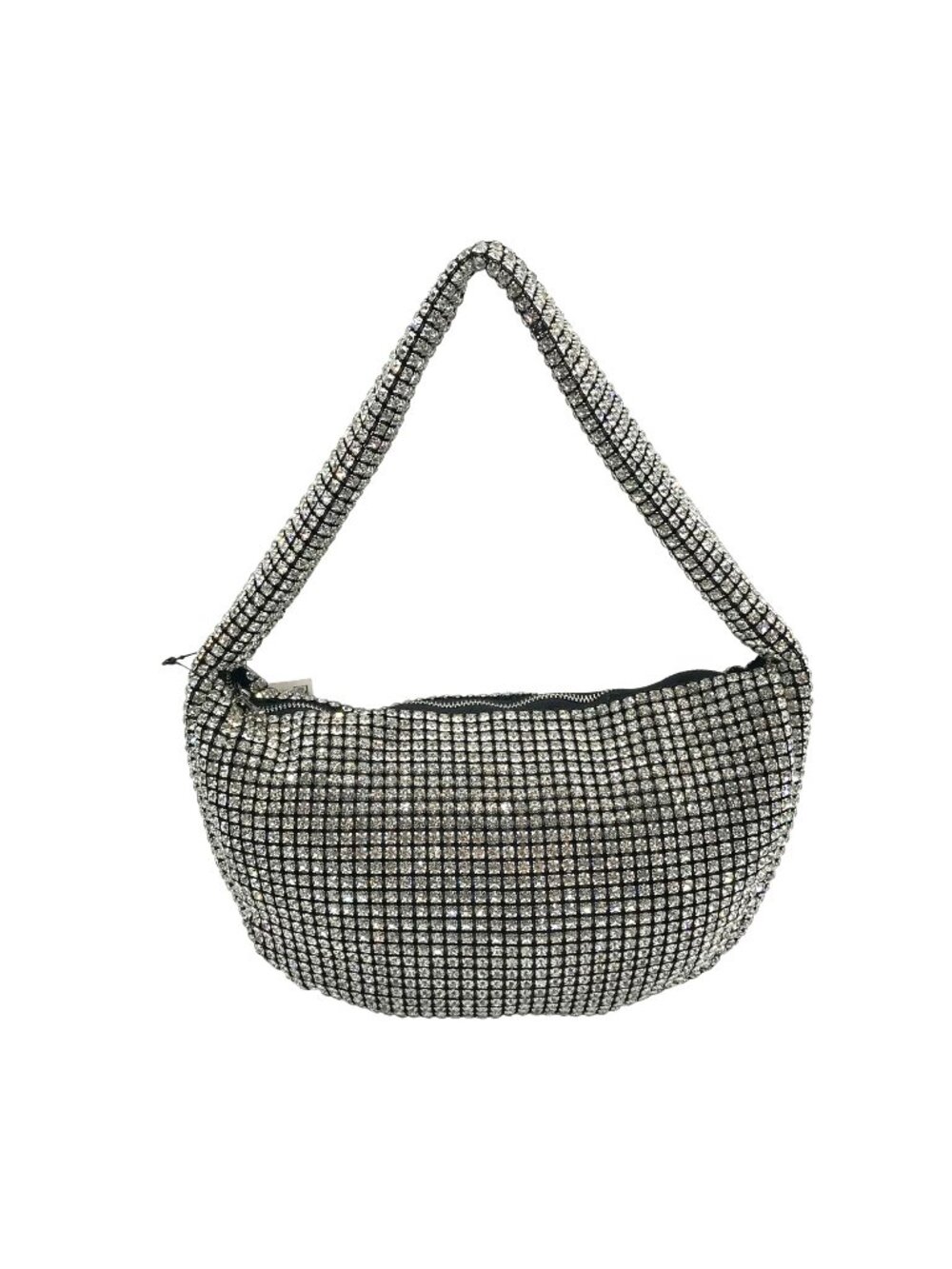 I.N.C. International Concepts Black Diamond Mesh Hobo Bag